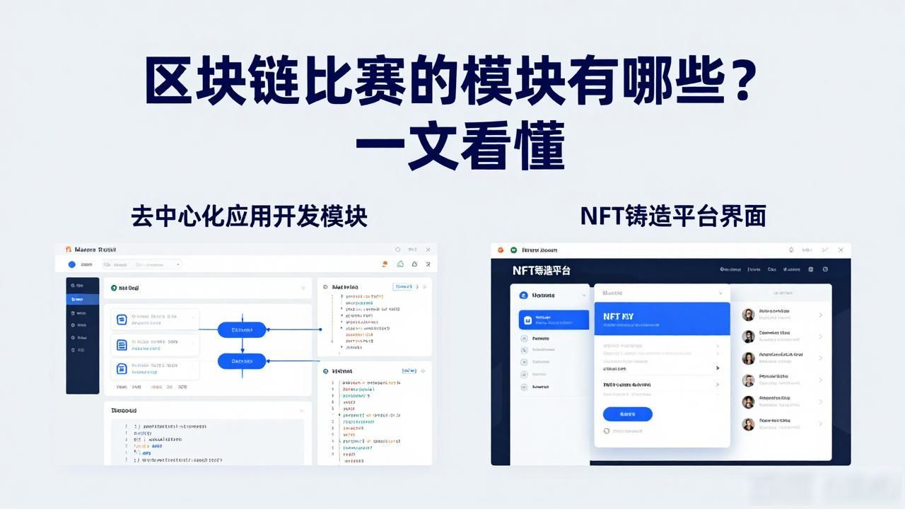 区块链比赛基础链搭建_智能合约开发SolidityRust_区块链比赛的模块